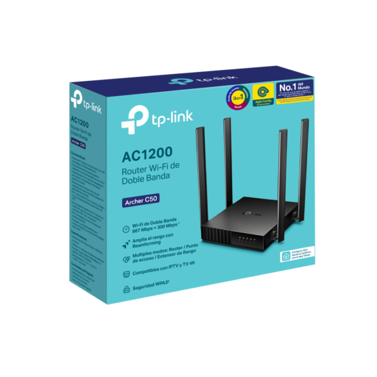 Tp-link Archer C50 AC1200 Dual Band 4 Antenas - Image 2