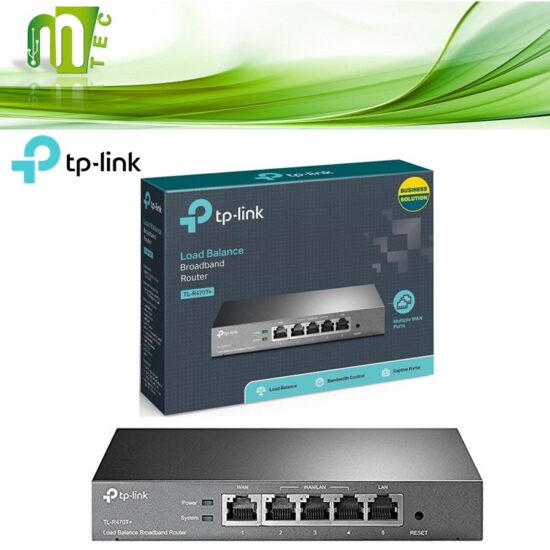 TP-LINK TL-R470T+ ROUTER BALANCEADOR DE CARGA 3 LAN/WAN