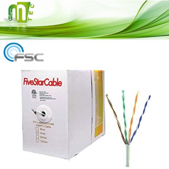 FIVE STAR CABLE ROLLO UTP CAT 6 1000FT