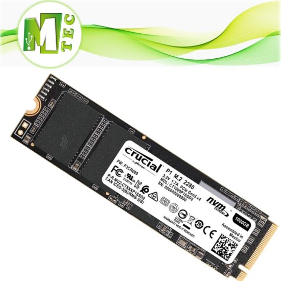 CRUCIAL P1 SSD 1TB 3D NAND NVMe PCIe M.2