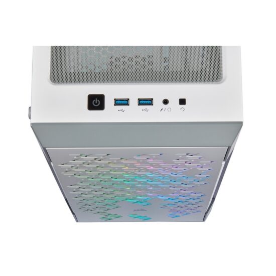 CORSAIR iCUE 220T RGB VIDRIO WHITE - Imagen 2