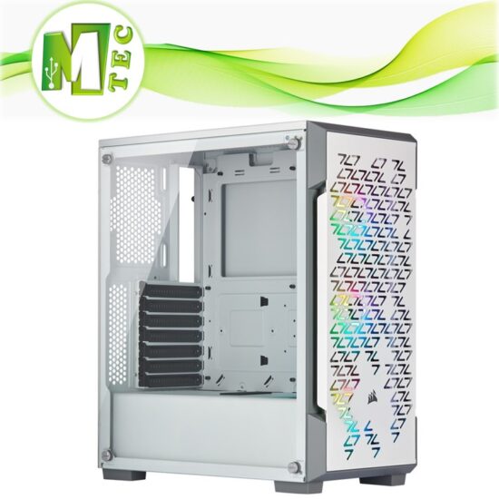 CORSAIR iCUE 220T RGB VIDRIO WHITE
