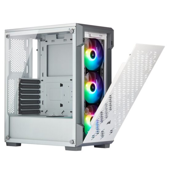 CORSAIR iCUE 220T RGB VIDRIO WHITE - Imagen 7