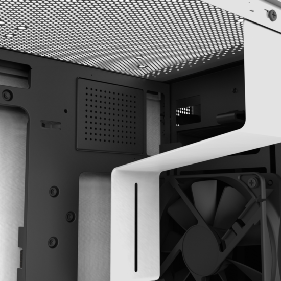 NZXT H400I CRISTAL TEMPLADO USB3.0 BLANCO - Image 2