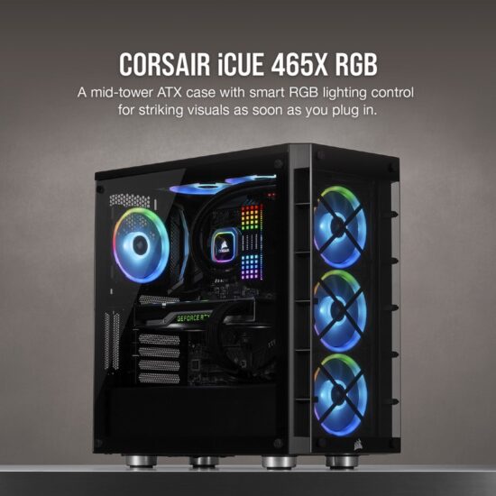 CORSAIR ICUE 465X RGB VIDRIO TEMPLADO - Image 3