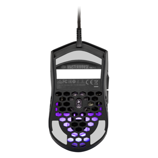 COOLER MASTER MM711 RGB MOUSE MATTE BLACK - Imagen 2