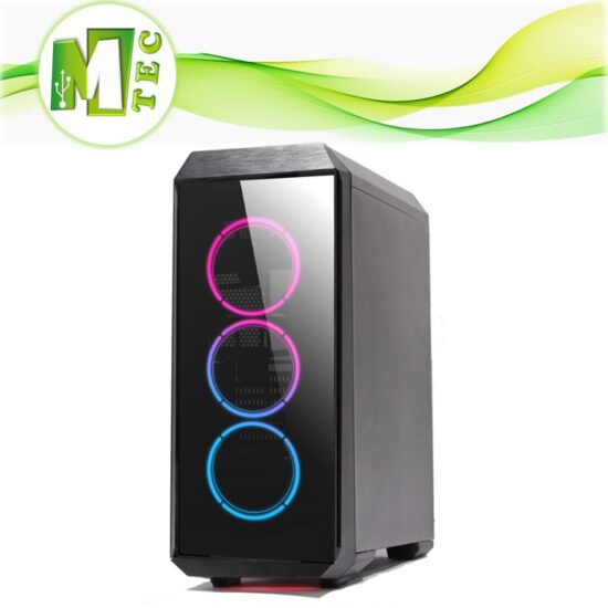 XFIRE CASE GAMER 4 VENTILADORES RGB VIDRIO