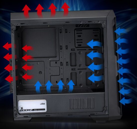 XFIRE CASE GAMER 4 VENTILADORES RGB VIDRIO - Image 2