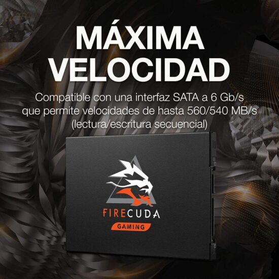 Seagate Firecuda 120 Ssd 500gb Sata 3d Nand Tlc - Imagen 2