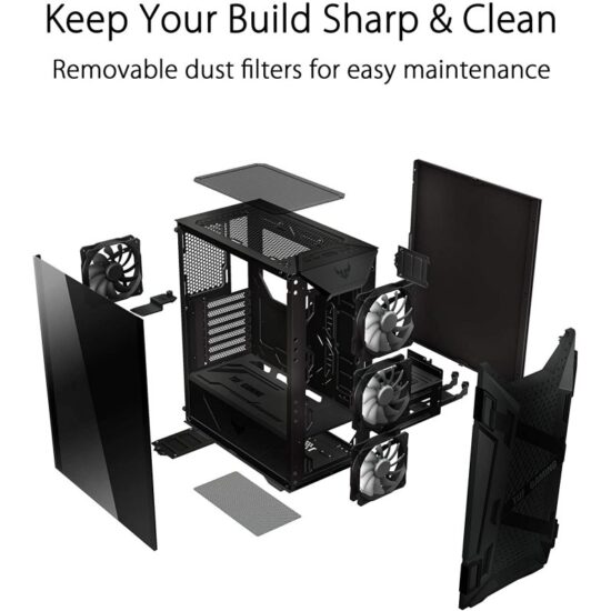 Asus TUF Gaming GT301 Case Gamer Mid Tower Aura Sync - Imagen 6