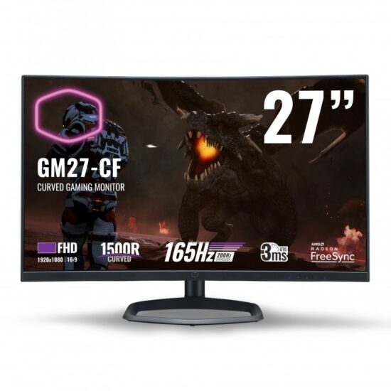 COOLER MASTER GM27-CF 27" FHD 165HZ CURVO 1800R - Imagen 3