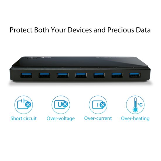 Tp-Link Uh720 7 Puertos Usb 3.0 + 2 Puertos Carga - Image 6