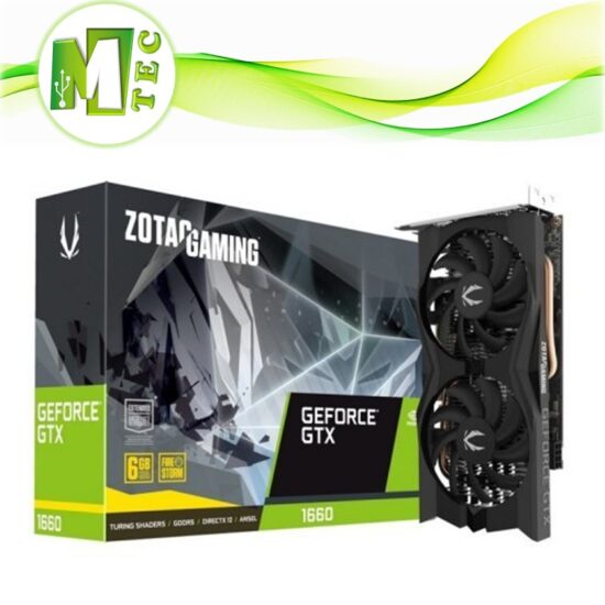 ZOTAC GEFORCE GTX 1660 TWIN FAN 6GB GDDR5