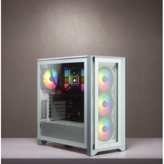 Corsair ICUE 4000X Case Gamer ATX Vidrio Templado Blanco - Image 7