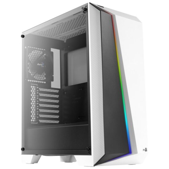 AEROCOOL CYLON PRO VIDIRO TEMPLADO USB 3.0 WHITE - Imagen 2