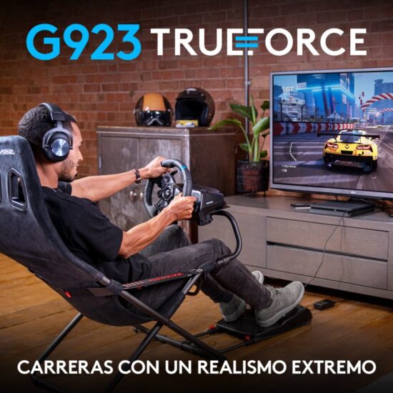 Logitech G923 Volante + Pedales Ps4 Ps5 Pc - Image 6
