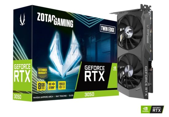 ZOTAC GAMING RTX 3050 TWIN EDGE 8GB GDDR6 - Imagen 3