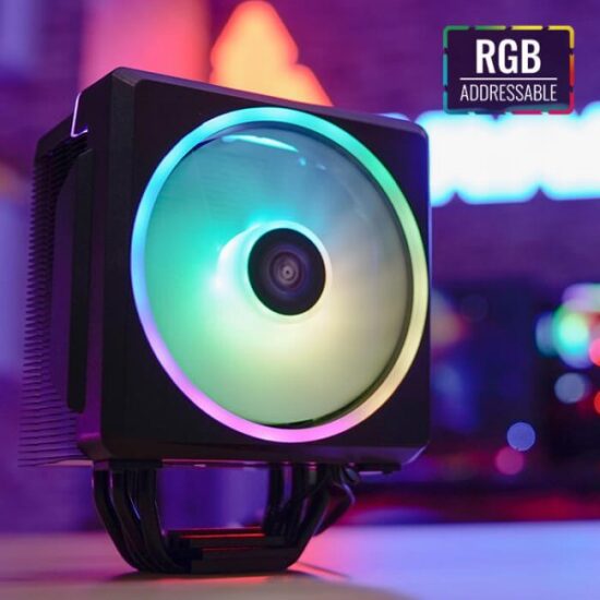 Aerocool Cylon 4f Argb Cooler Cpu 120mm Negro - Imagen 5