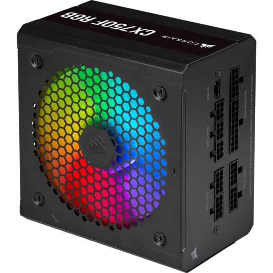 Corsair Cx750f Rgb 750w 80 Plus Bronze Modular - Imagen 2