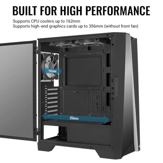 Aerocool Mirage Argb Vidrio Templado Usb 3.0 Case 1 Fan Incluido - Image 8