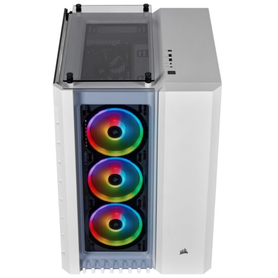 Corsair 680x Crystal Series Rgb High Airflow Vidrio Templado Atx Blanco - Imagen 4
