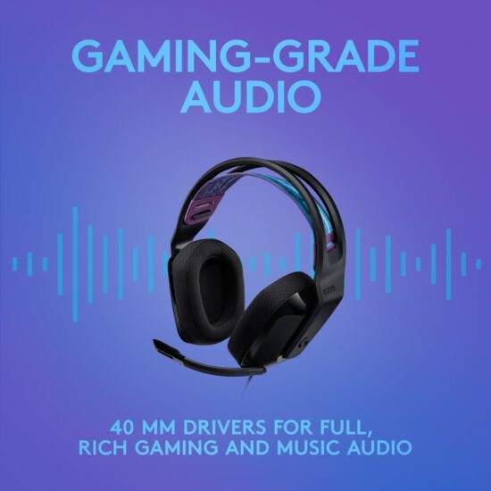 Logitech G335 Auriculares Gaming Negro 3.5mm - Image 4