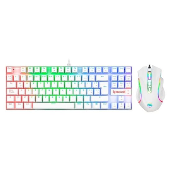 Redragon K552RGB-BA-W Combo Teclado Mecánico+Mouse Rgb - Image 2