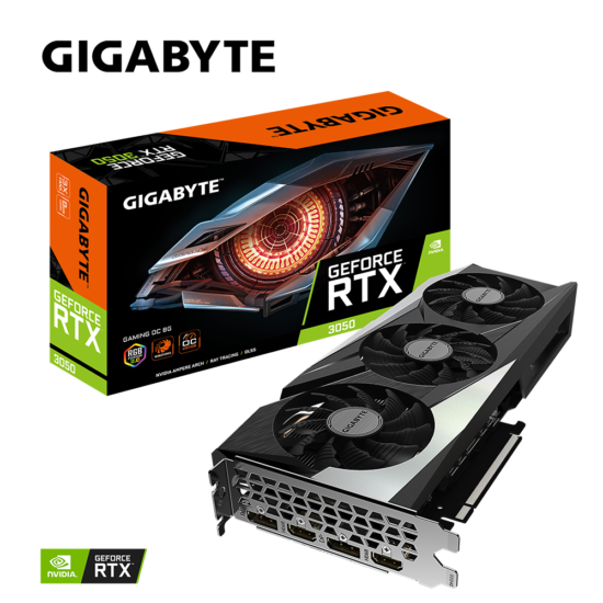 Gigabyte Rtx 3050 Gaming Oc 8Gb Windforce 3 Fan GV-N3050GAMING OC-8GD - Image 3