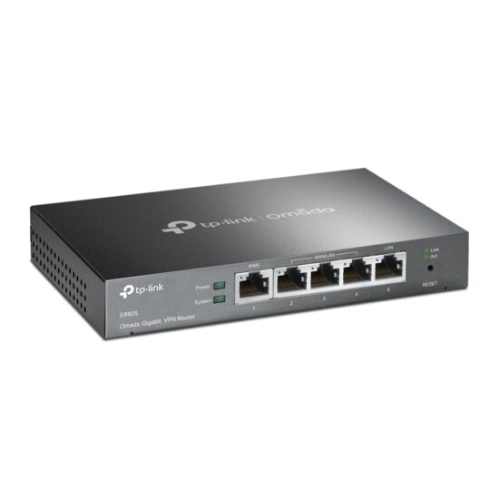 Tp-link ER605 Router Gigabit VPN Omada 1 Wan + 3 Lan/Wan - Image 2