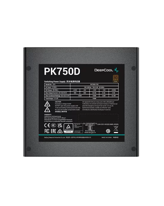 Deepcool PK750D Fuente Poder 750W 80 Plus Bronze - Image 6