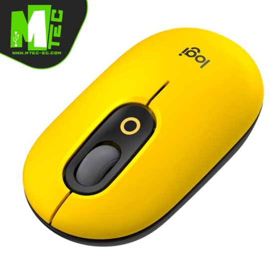 Logitech Pop Mouse Amarillo Bluetooth personalizable