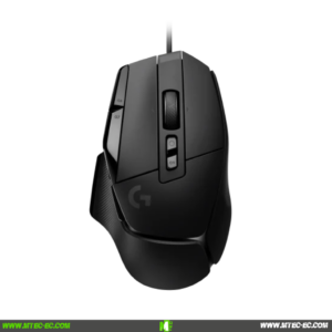 Ratón gaming Logitech G502 X con diseño ergonómico y botones programables