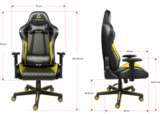 Antec T1 Silla Gamer ergonómica Reclinable - Image 9