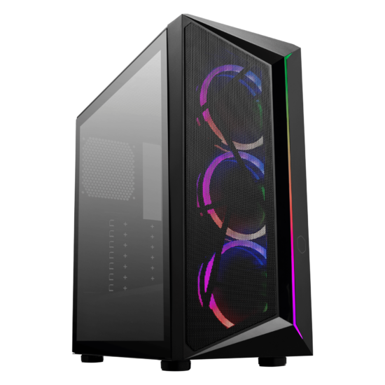 Cooler Master CMP510 Case Gamer 3 Fans Vidrio Templado - Image 2