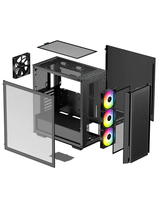 Deepcool CG560 Mid Tower 4 Ventiladores RGB - Image 3