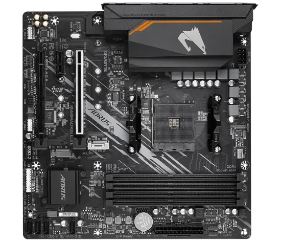 Aorus B550M Elite Rev 1.3 Mainboard AMD AM4 - Image 3