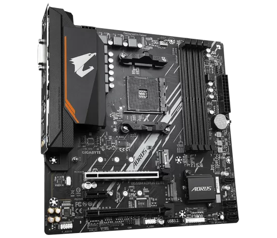 Aorus B550M Elite Rev 1.3 Mainboard AMD AM4 - Image 4