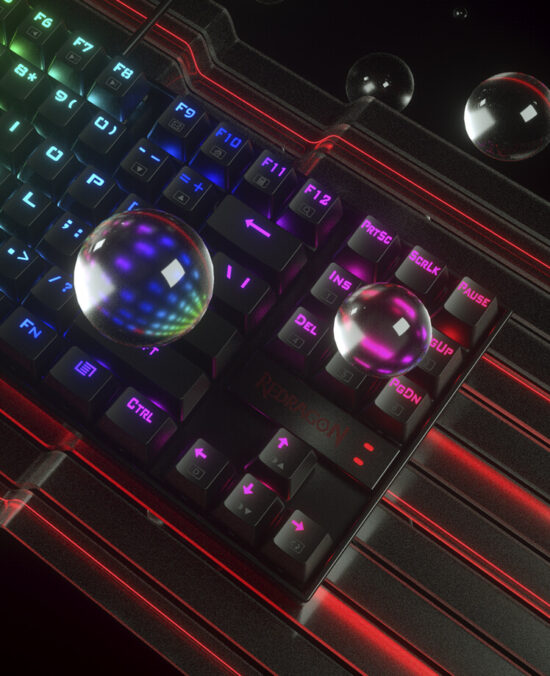 Redragon Kumara K522 Teclado Mecánico Red Switch - Imagen 2