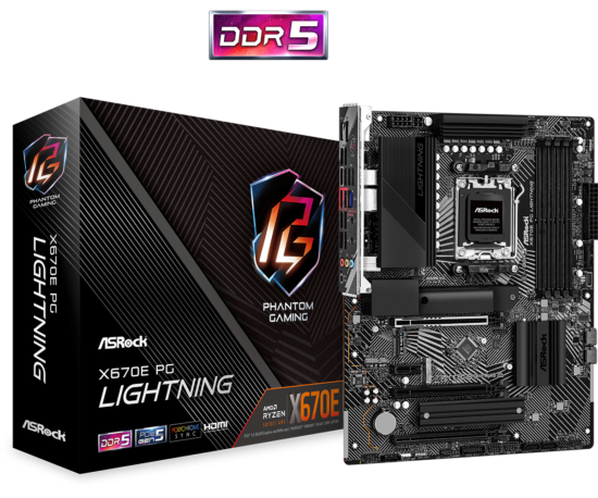 Asrock X670E PG Lightning Mainboard AM5 DDR5 Amd - Imagen 3