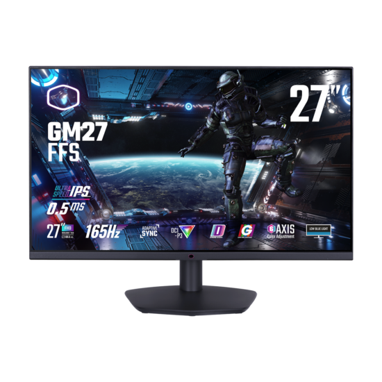Cooler Master GM27-FFS 27" Monitor FHD 165Hz UltraSpeed IPS HDR - Image 3