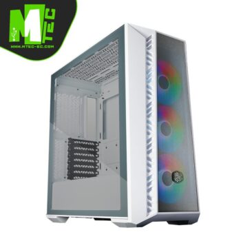 Cooler Master MB520 Mesh White 3 Fans Incluidos Vidrio Templado