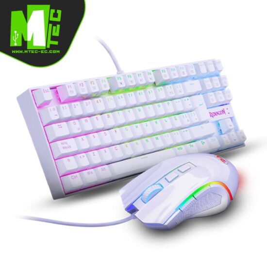 Redragon K552RGB-BA-W Combo Teclado Mecánico+Mouse Rgb