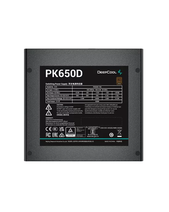 Deepcool PK650D Fuente de Poder 650w 80+ Bronze - Image 4