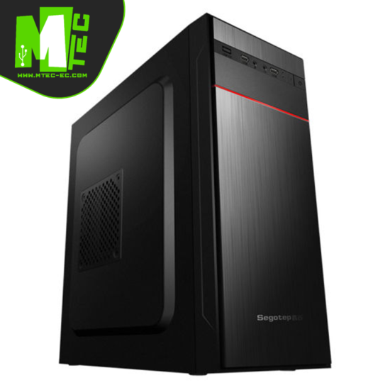 Segotep Knight 01 Case ATX Mid Tower Negro sin fuente de Poder
