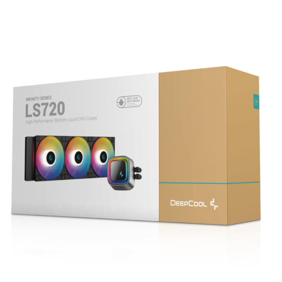 Deepcool LS720 Black Enfriamiento Líquido 360mm ARGB - Image 2