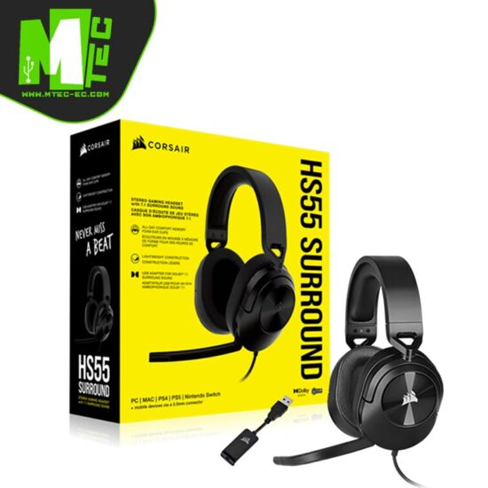 Corsair HS55 Surround Audífono 7.1 virtual Estéreo