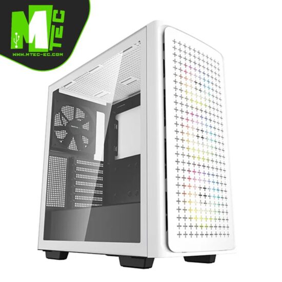 Deepcool CK560 Vidrio Templado 4 Ventiladores Blanco