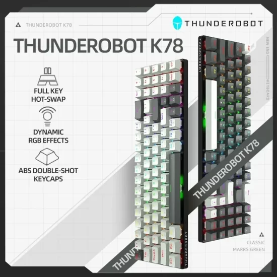 Thunderobot K78 TKL Teclado Mecánico 75% Brown Switch - Image 2