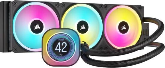 Corsair ICUE Link H150i LCD Enfriamiento Líquido 360mm - Image 4
