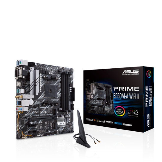 Asus Prime B550M-A Wifi II Mainboard M-atx AMD AM4 - Image 2
